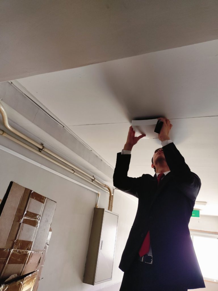 鶴見の法人寮、Wi-Fi復活！か？！と、久しぶりだねいしえもんさん